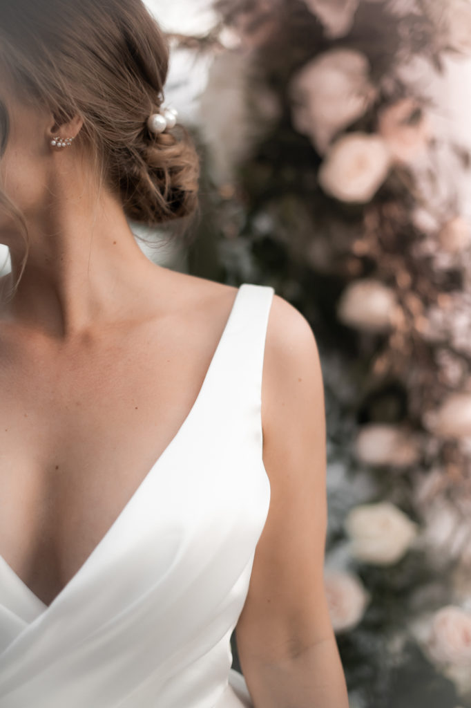 Brautkleid, Detail vom Brautkleid