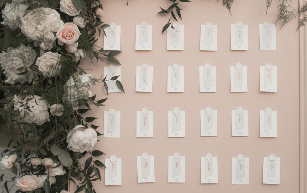 Finde deinen Platz, Namensschilder, Das Fräulein Hanse