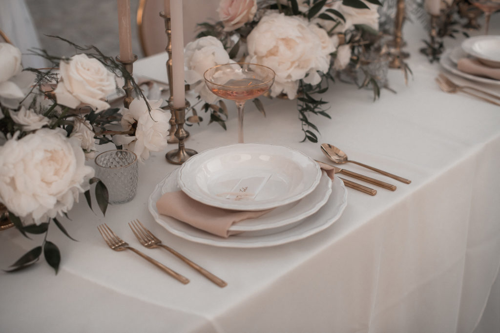 Hoher Darsberg, Outdoor Hochzeit, Dekorationskonzept